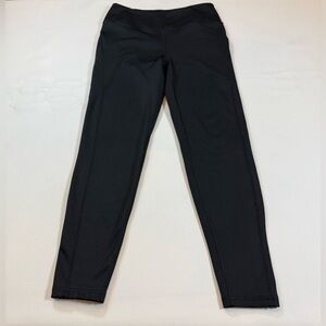 Spyder mid rise black stretch active leggings, women’s large